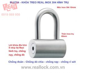 KHÓA TREO INOX 304 HÌNH TRỤ 60mm RL8704-01