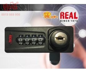 KHÓA SỐ REAL 4 MÃ ÂM TỦ BẰNG ABS RL015N-03 KIỂU NGANG MỞ TRÁI