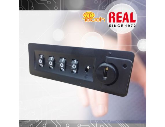 KCOLLOCK RL-9051 KHÓA TỦ 4 SỐ ÂM NGANG CHỮ NHẬT BẰNG KIM LOẠI