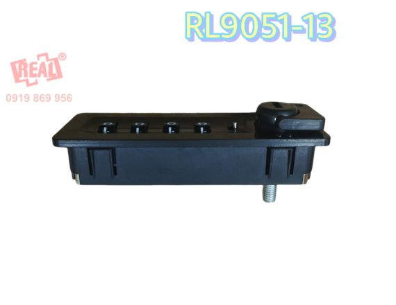 KCOLLOCK RL-9051 KHÓA TỦ 4 SỐ ÂM NGANG CHỮ NHẬT BẰNG KIM LOẠI