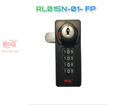 KHÓA TỦ SỐ ÂM REAL MẬT MÃ 4 SỐ BẰNG NHỰA ABS RL015N KIỂU DỌC