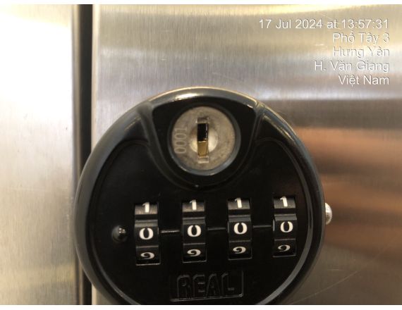 KHÓA TỦ LOCKER SẮT TRÒN 4 SỐ NGẮN RL10347-04 MÀU ĐEN