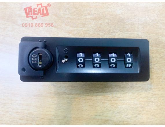 Khóa Tủ Mật Mã Real KCOLLOCK RL9051 - 4 Số, Âm Ngang, Kim Loại